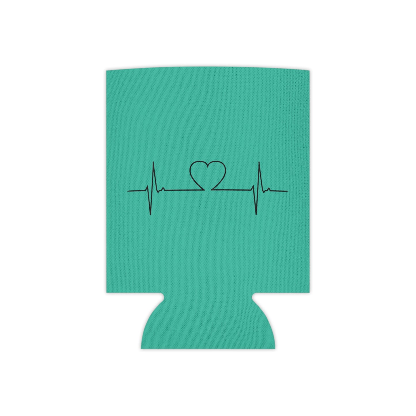 Rotor Life Can Cooler — Helicopter Pilot Drink Koozie with Heartbeat Design